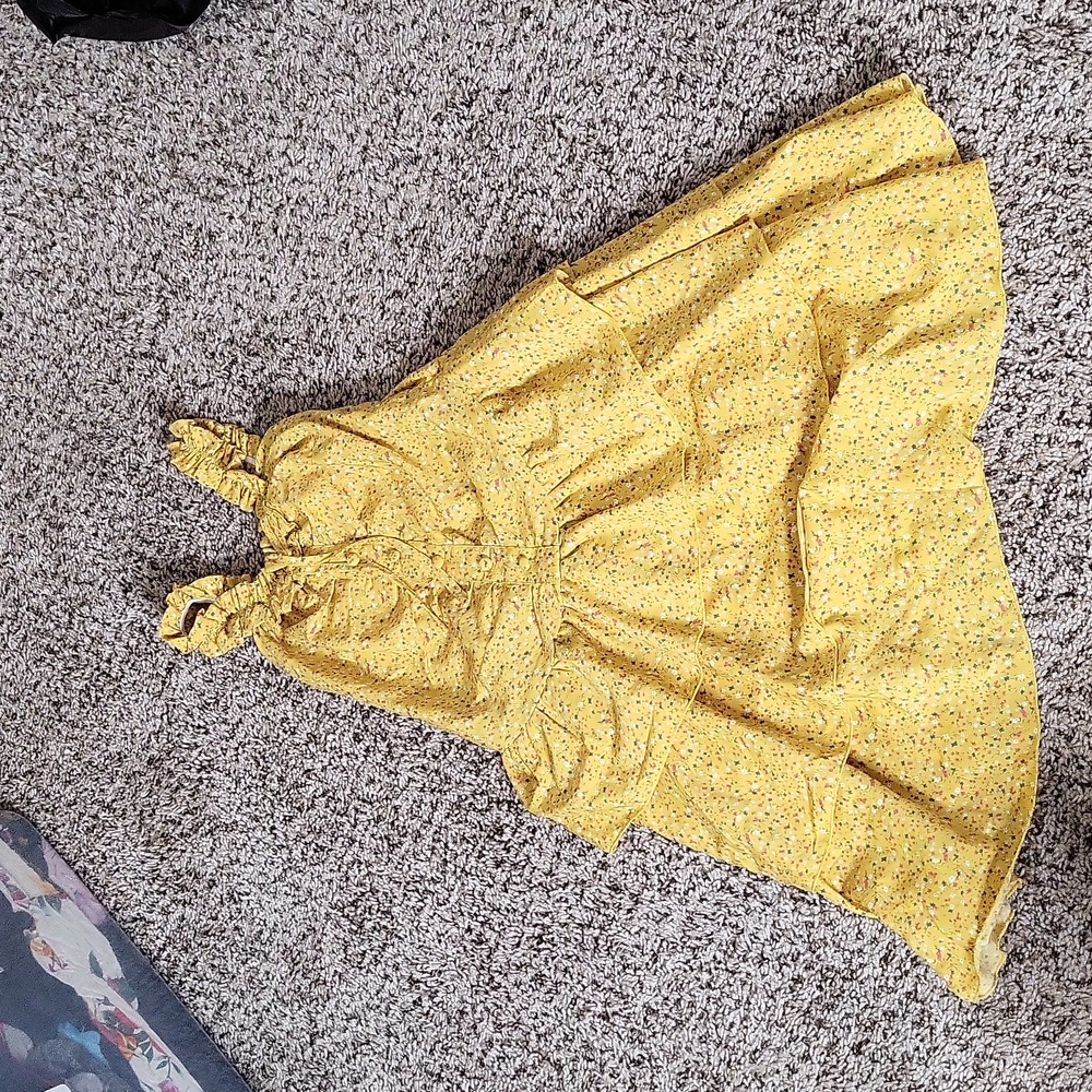 Yellow/Floral SHEIN dress